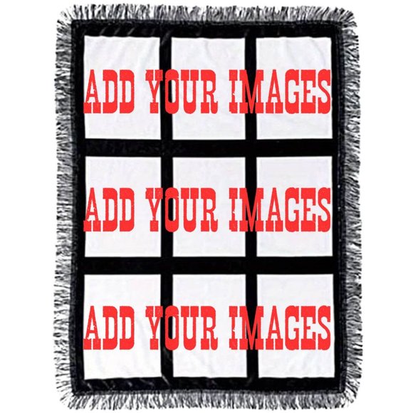 Personalized Photo Blanket 9 Custom Photo Throw Blanket - Picture 1 of 2